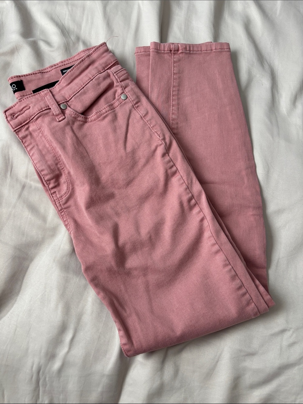 Buffalo David Bitton Pink Skinny Jeans